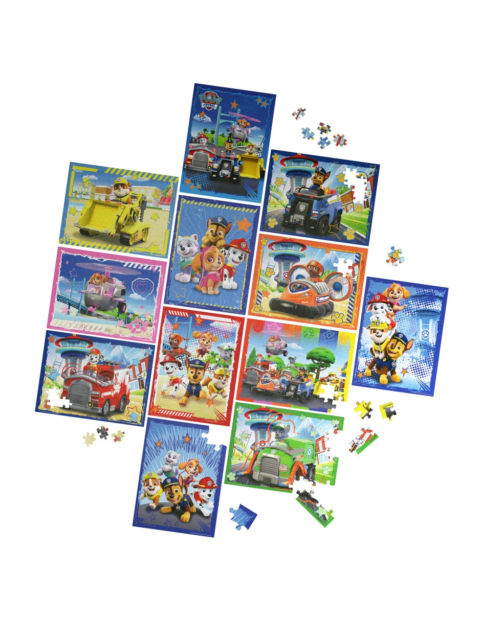 Rompecabezas caricaturas Paw Patrol 12 en 1 2
