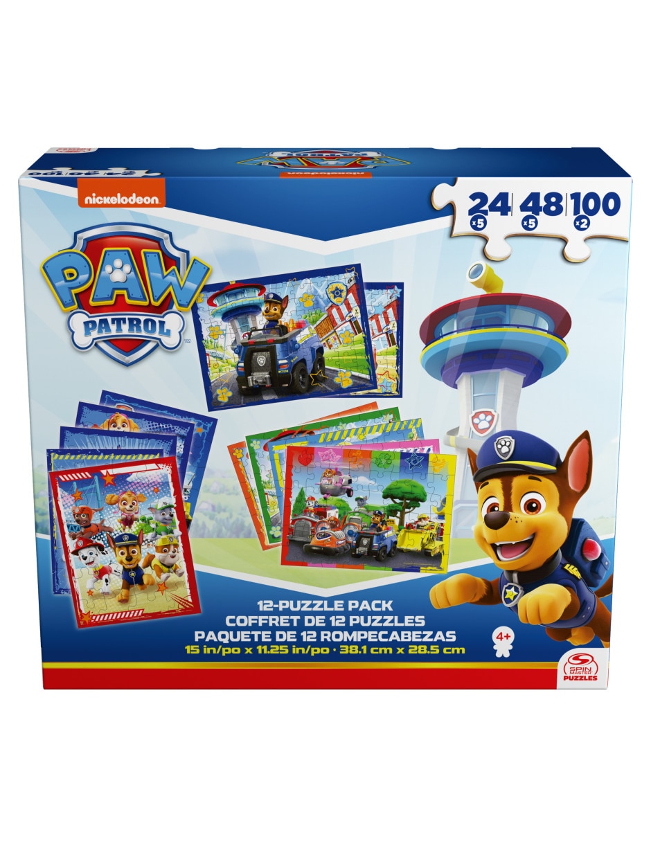 Rompecabezas caricaturas Paw Patrol 12 en 1 3