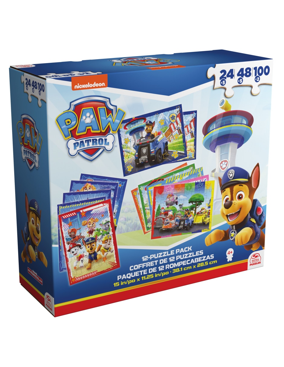 Rompecabezas caricaturas Paw Patrol 12 en 1 4