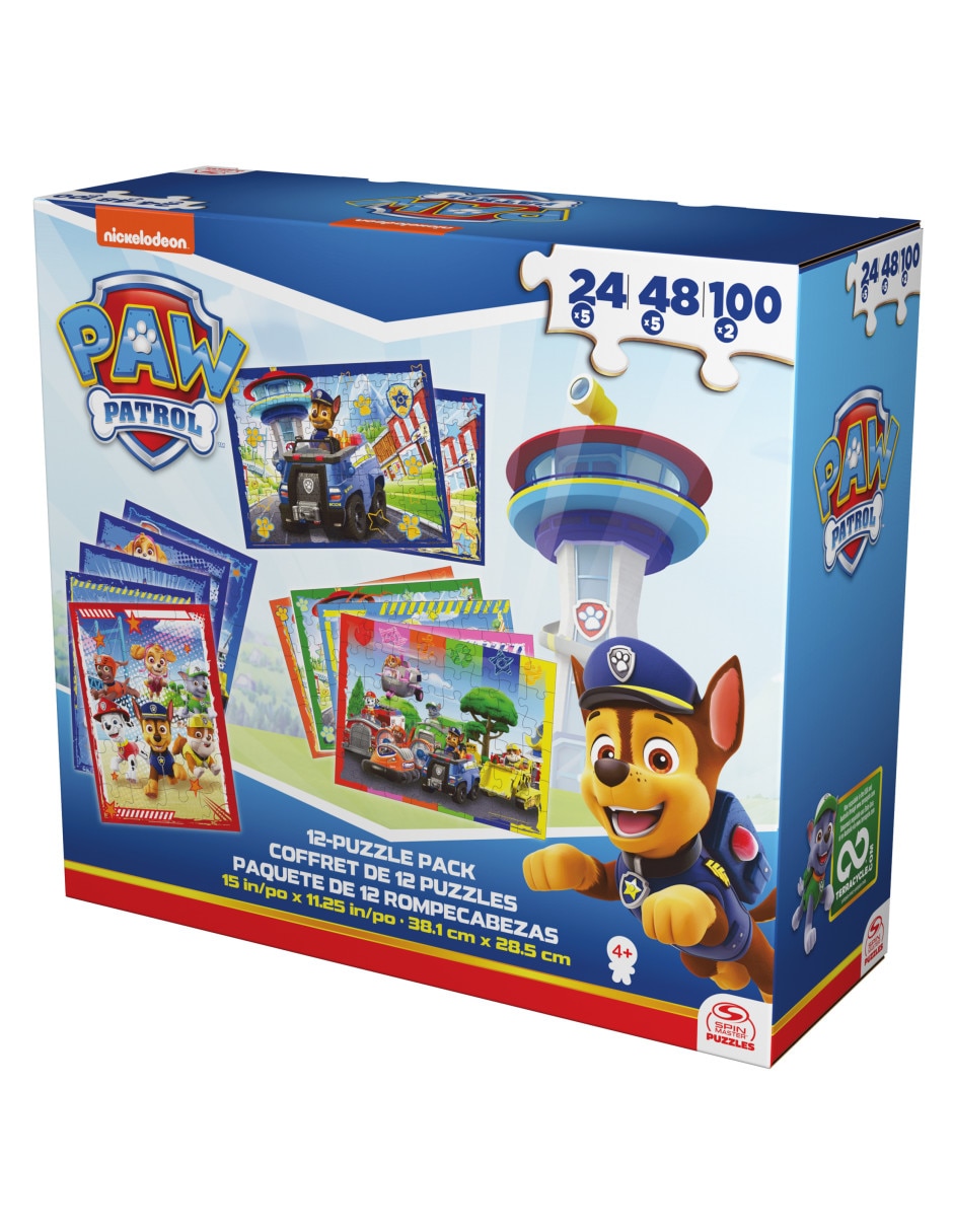 Rompecabezas caricaturas Paw Patrol 12 en 1 5
