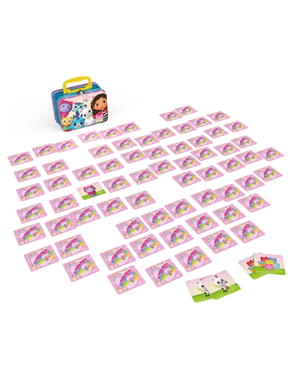 Juego de Memoria Lata lonchera Gabby's Dollhouse Juego de Memoria Lata lonchera Gabby's Dollhouse