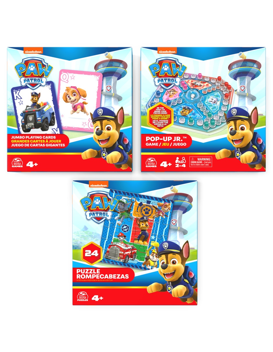 Trio de Juegos Paw Patrol 2