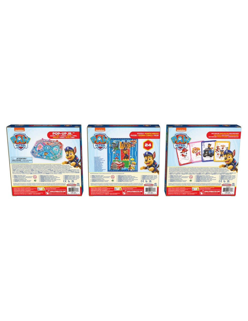 Trio de Juegos Paw Patrol 4