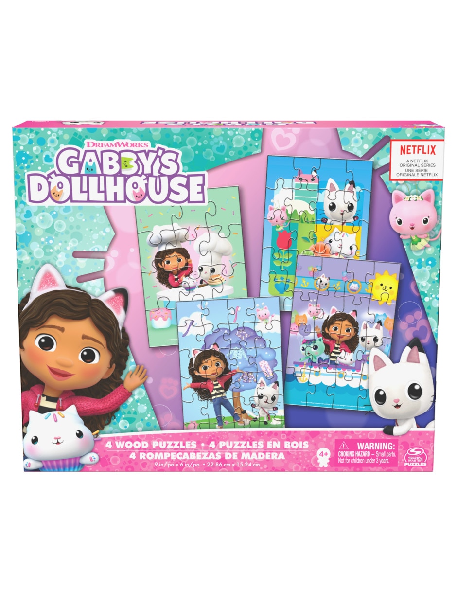 Rompecabezas Gabby's Doll House 4 Pack 72 piezas 2