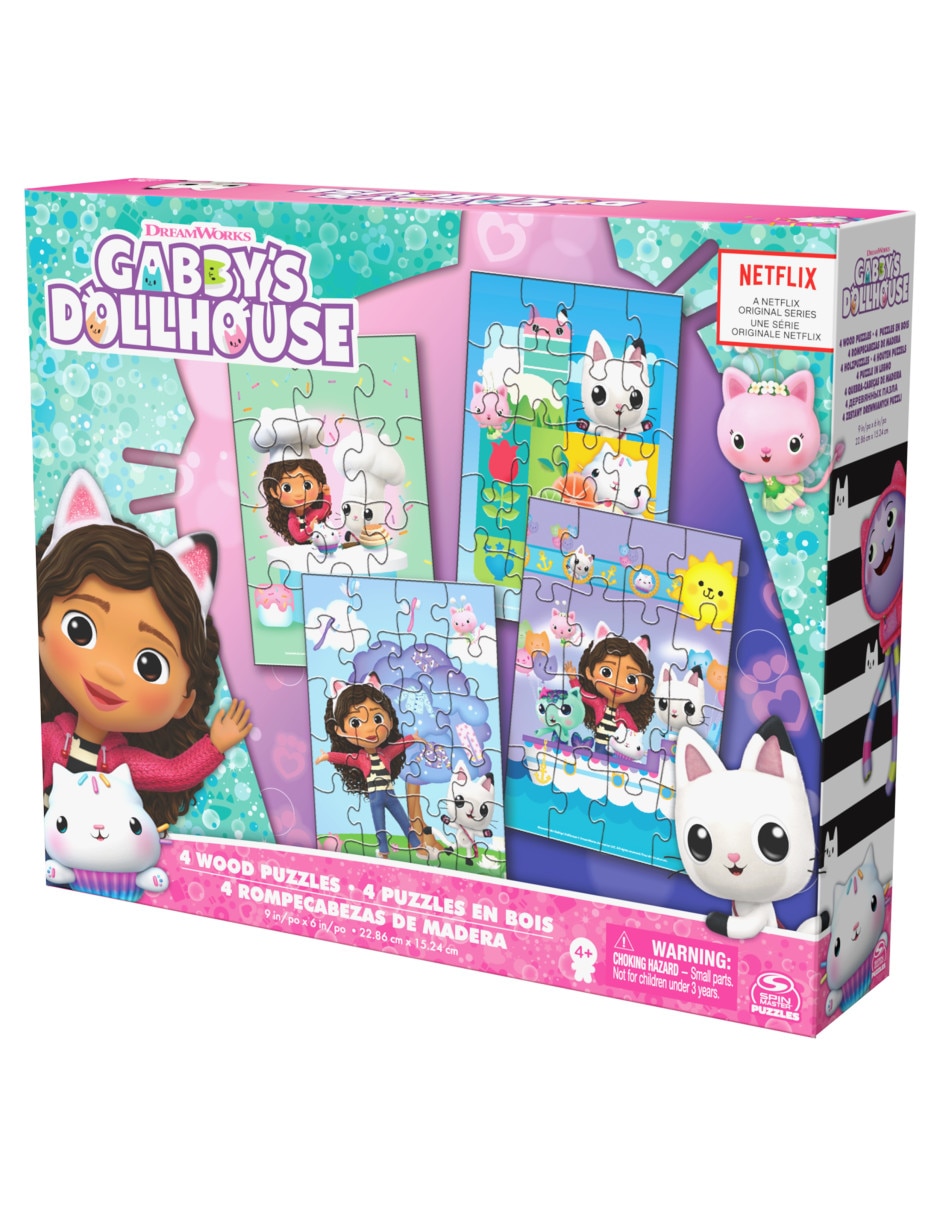 Rompecabezas Gabby's Doll House 4 Pack 72 piezas 5