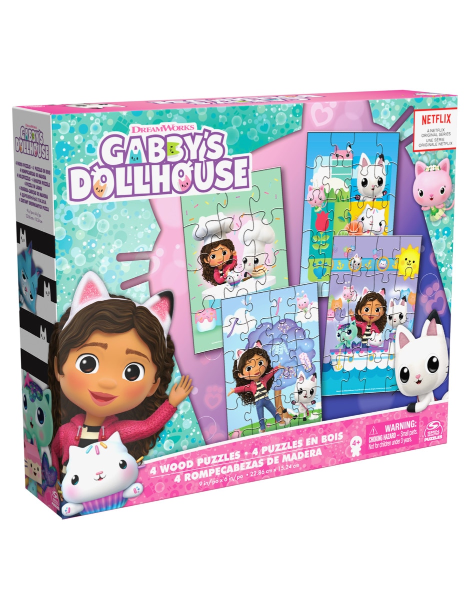 Rompecabezas Gabby's Doll House 4 Pack 72 piezas 6