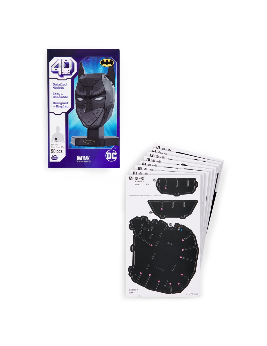 Sm 4d puzzles rompecabezas casco Batman 4