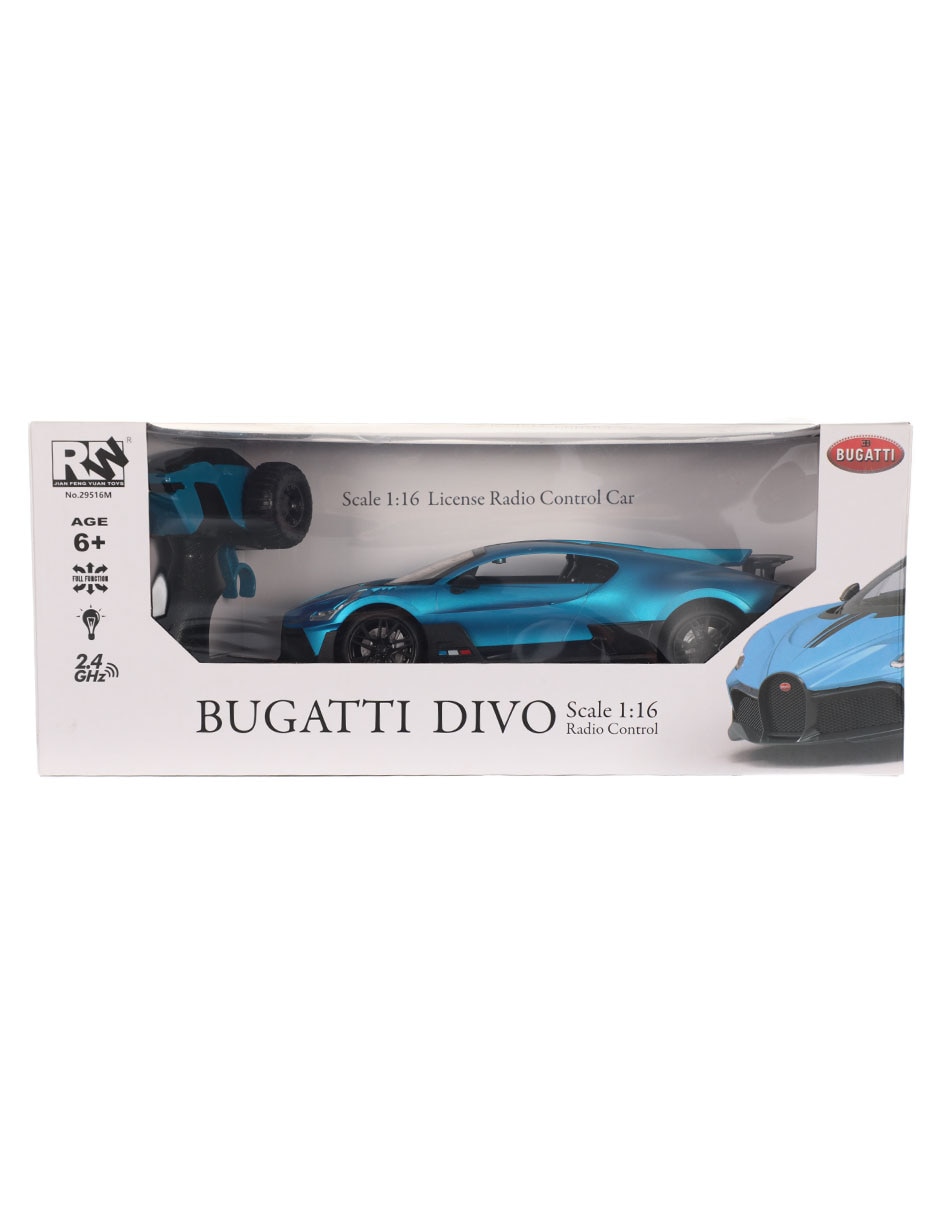 Vehículo de control remoto bugatti divo 9
