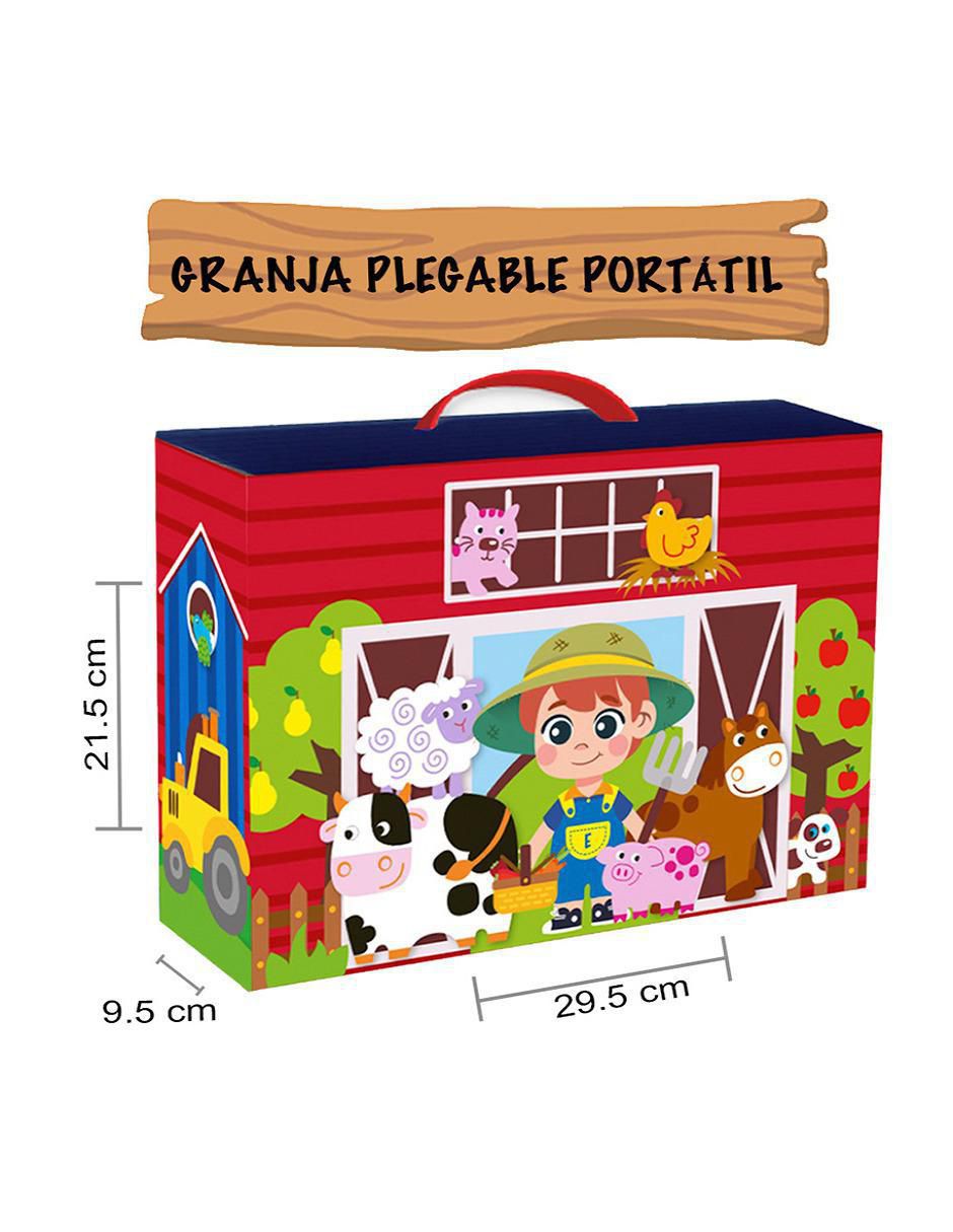 Granja De Juguete Para Niños Con Animales De Madera 7