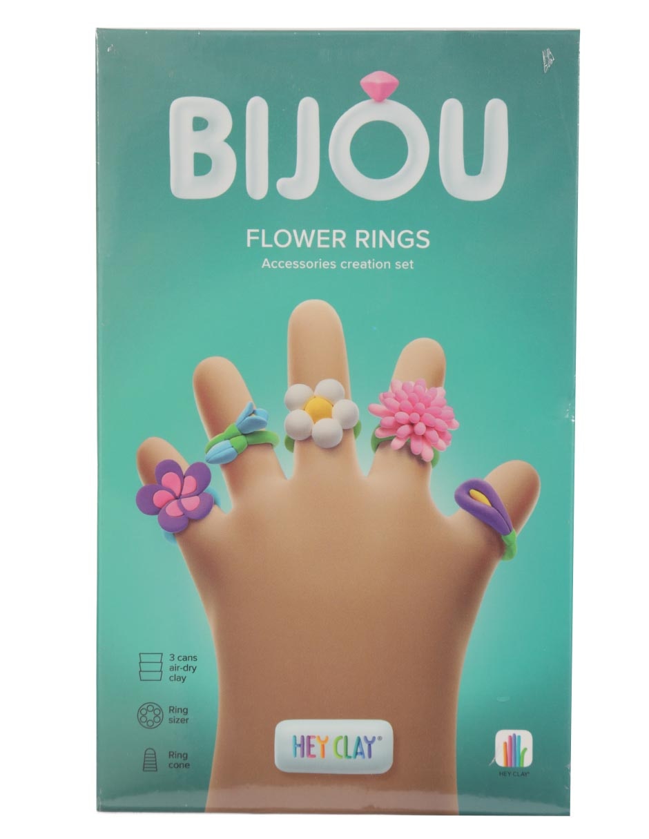 Set Arcilla Para Modelar Anillos Florales