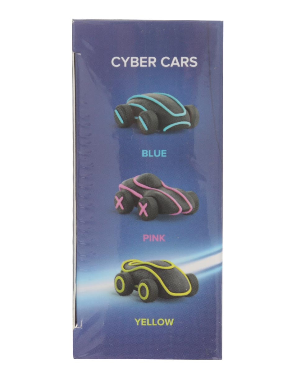 Set Arcilla Para Modelar Auto Futurista Azul 3