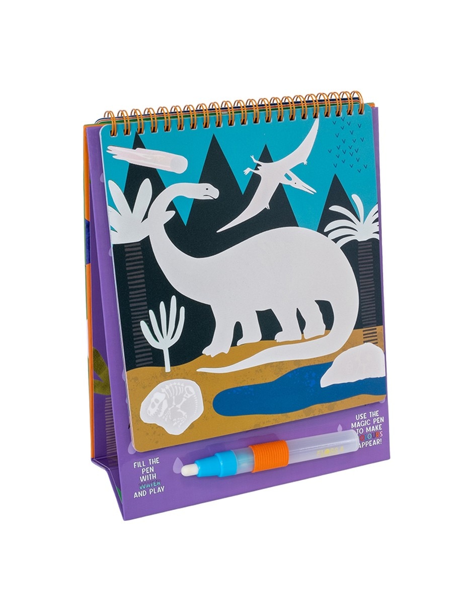 Libreta Mágica Reutilizable Pinta con Agua, Dinosaurios 2