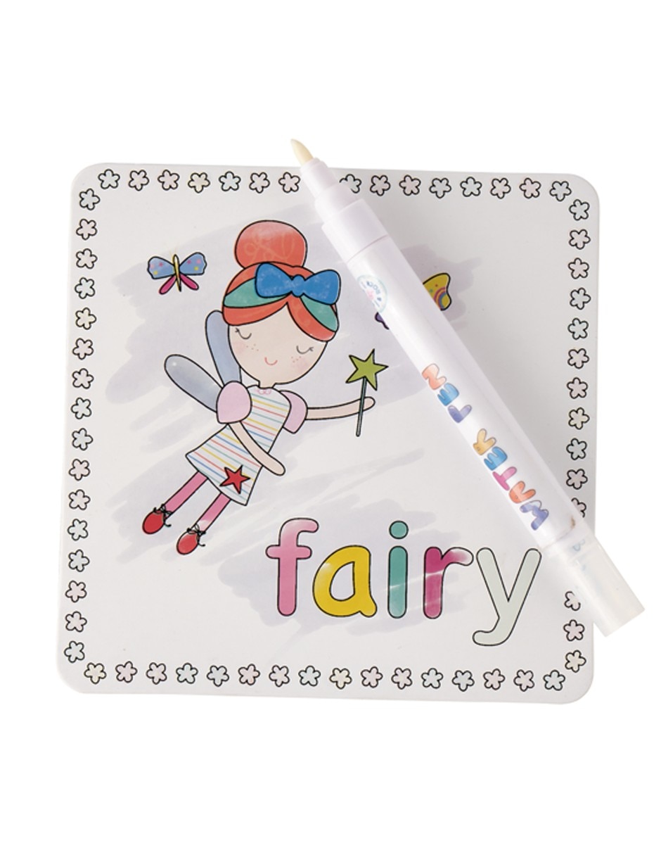Tarjetas Mágicas Reutilizables pinta con agua, Hadas & Arcoíris 3