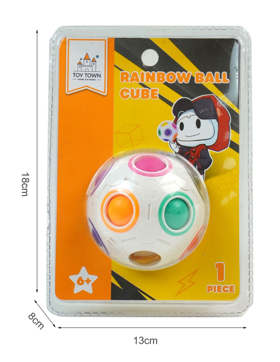 Rainbow Ball Cube juego destreza unisex