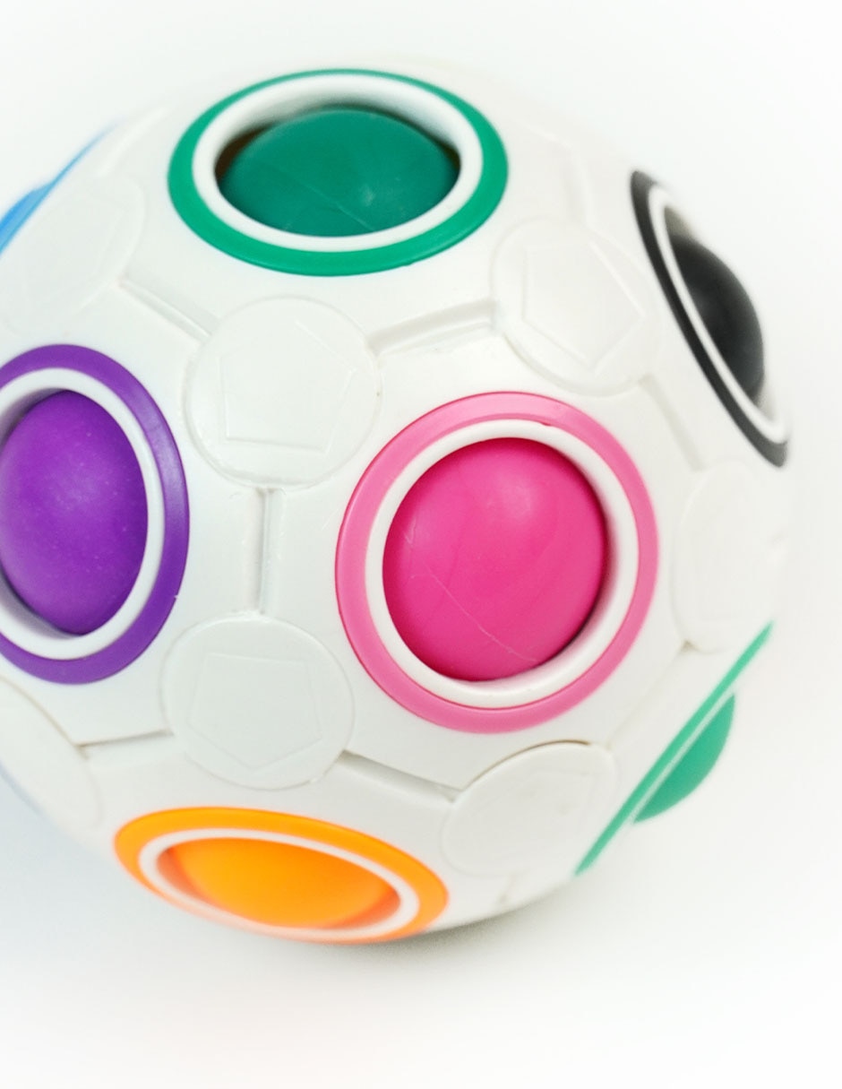 Rainbow Ball Cube juego destreza unisex 5