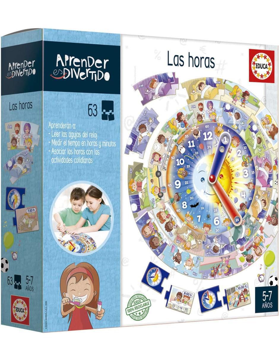 Aprender es divertido las horas 3