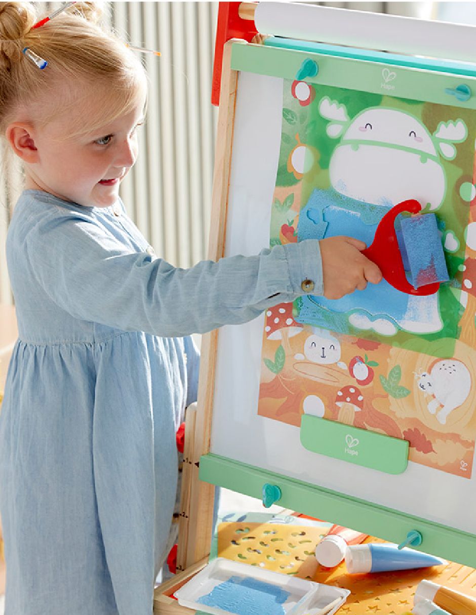 Juego de pintura con esponjas 3