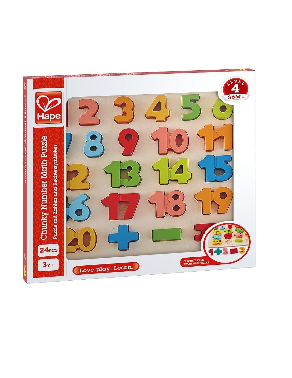 Rompecabezas números 24 piezas 3