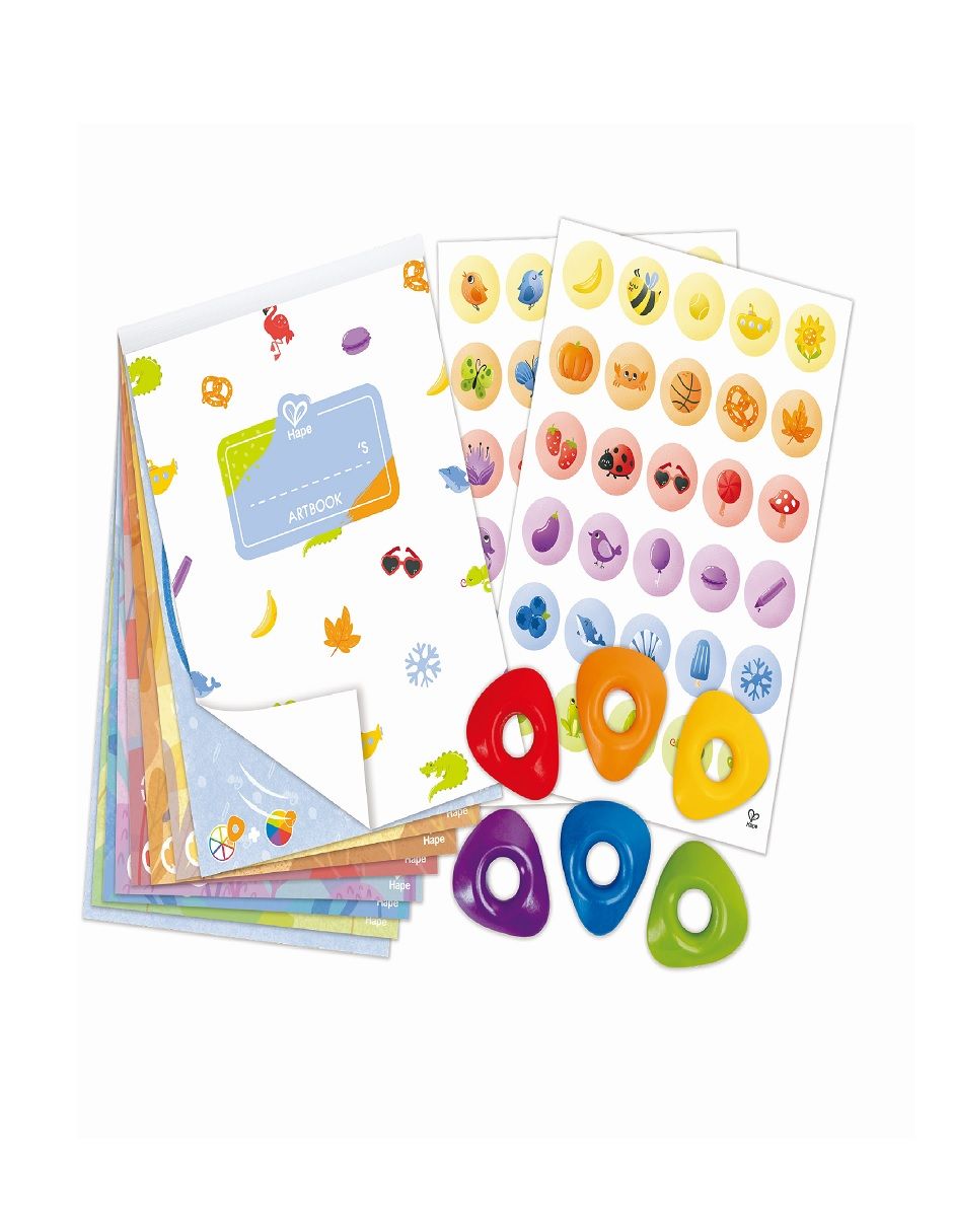 Kit con ceras de colores