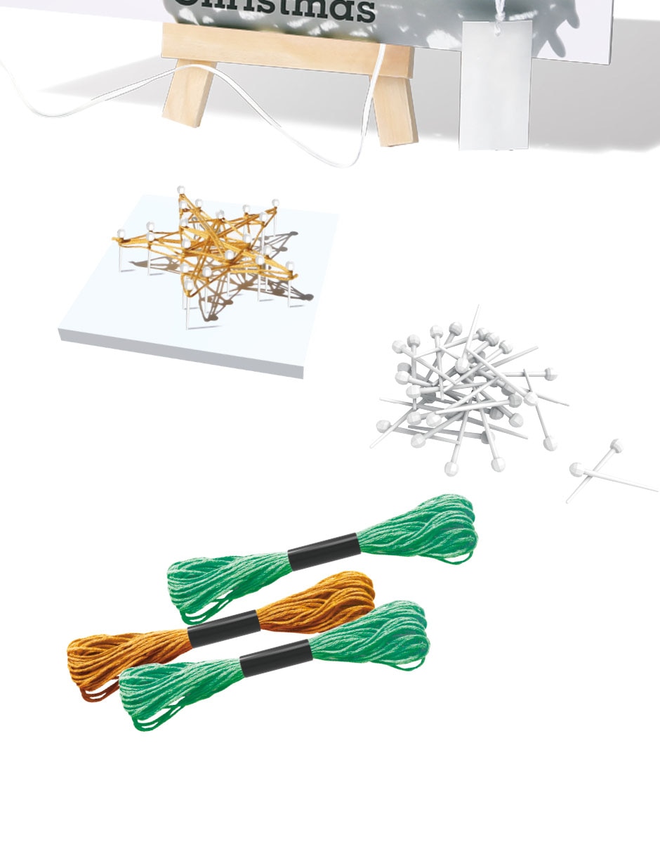 Conjunto de tejido para árbol de navidad 3