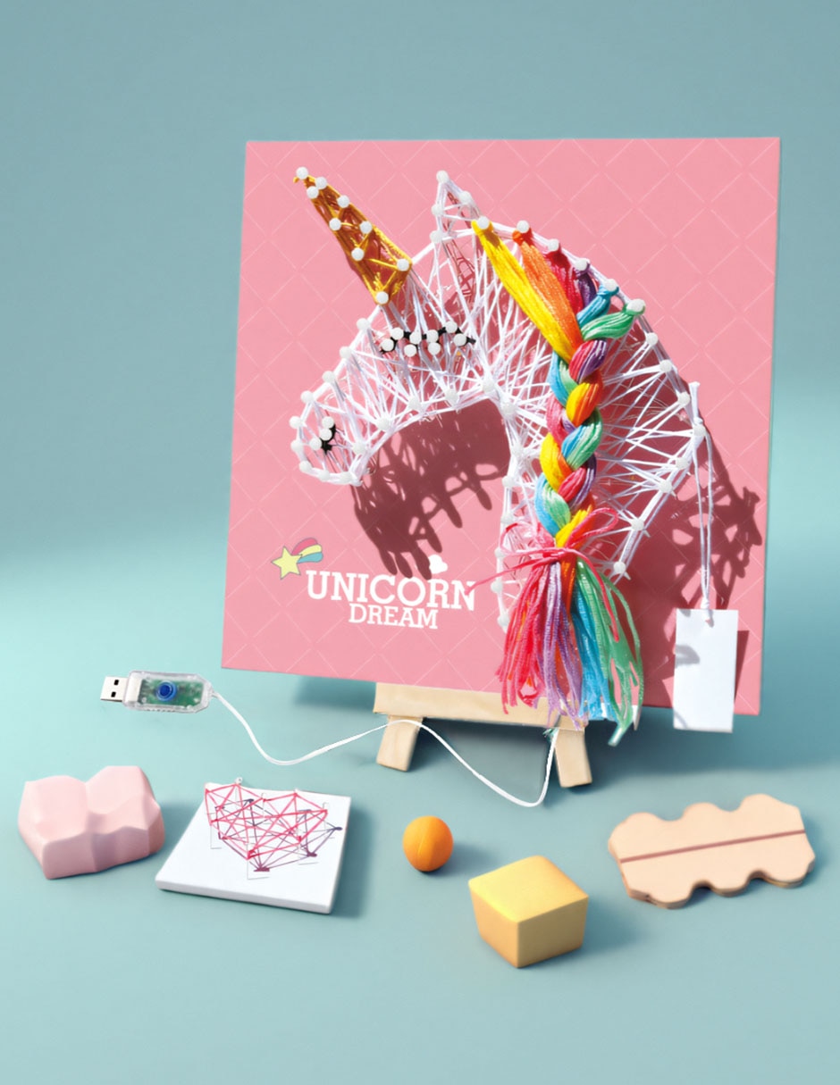 Set de tejido unicornio 6
