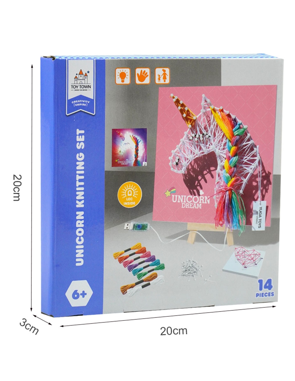 Set de tejido unicornio 7