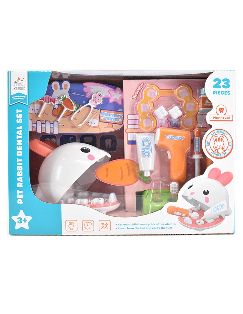 Pet Rabbit Dental Set juego interactivo unisex 4