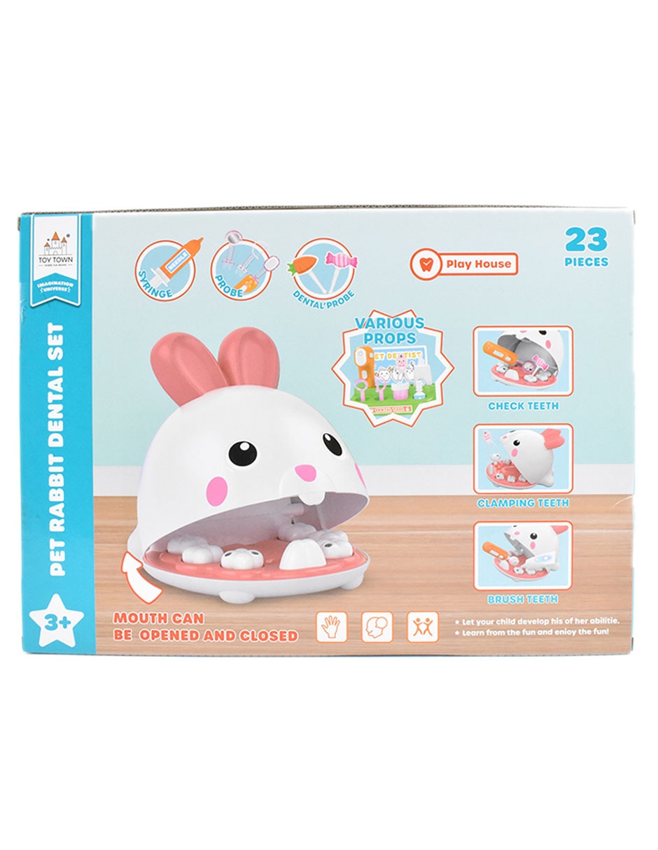 Pet Rabbit Dental Set juego interactivo unisex 6