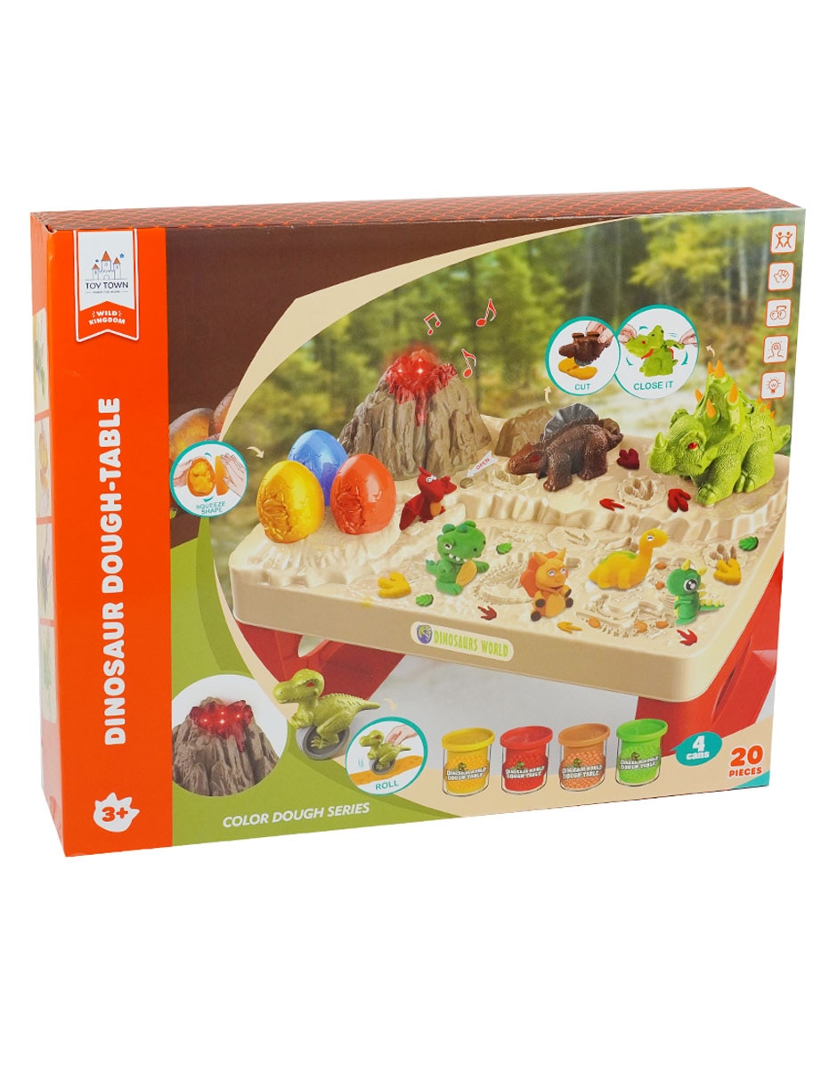 Dinosaur Dough-Table juego arte y manualidades unisex 5