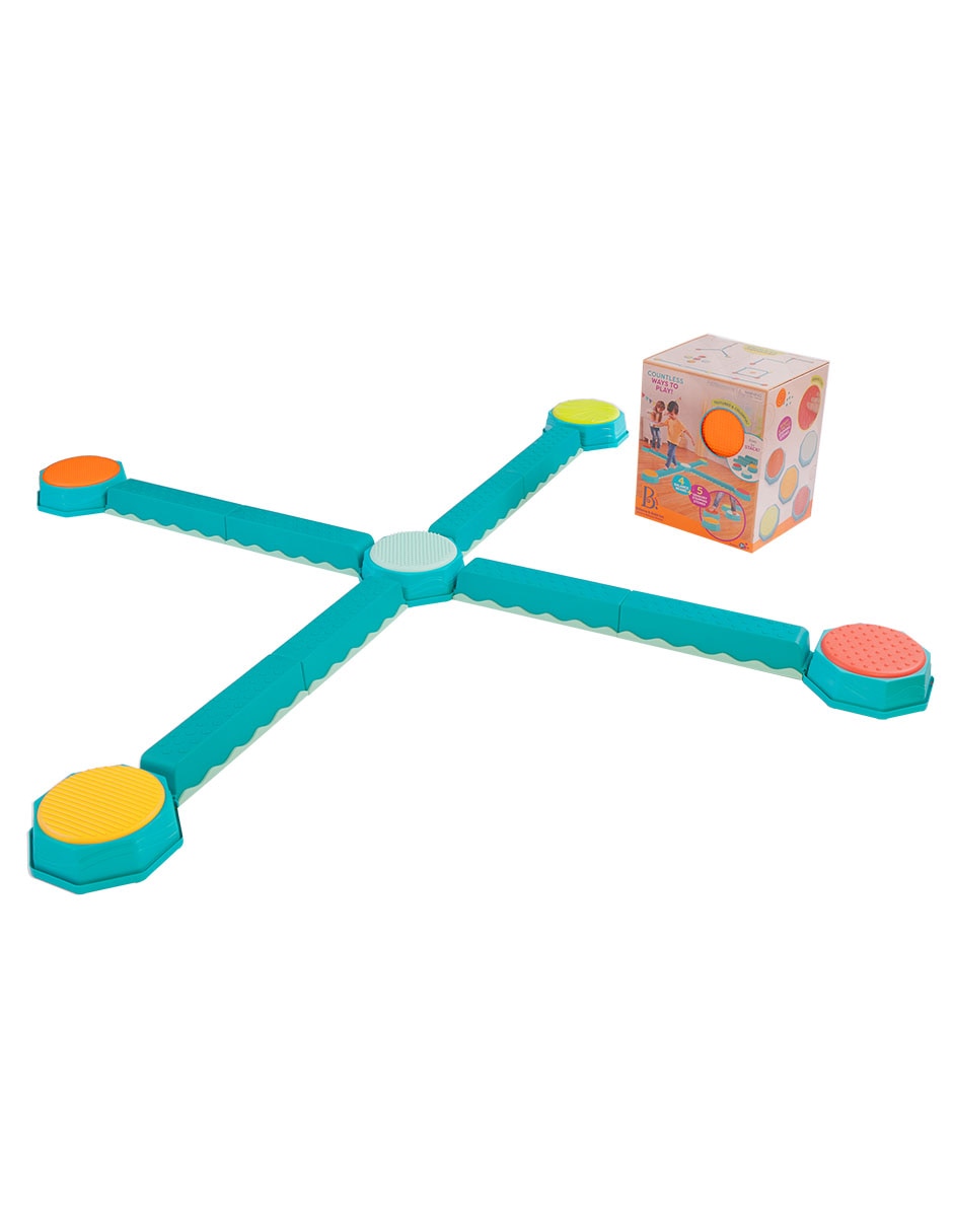 Balance & Build Set Sensory Balance Beam juego didáctico infantil unisex 7
