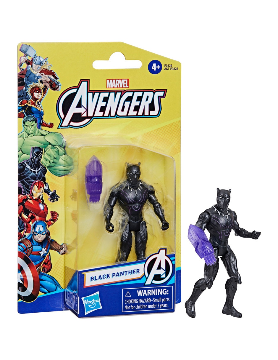 Figura de acción Marvel: Avengers Pantera Negra articulada 3