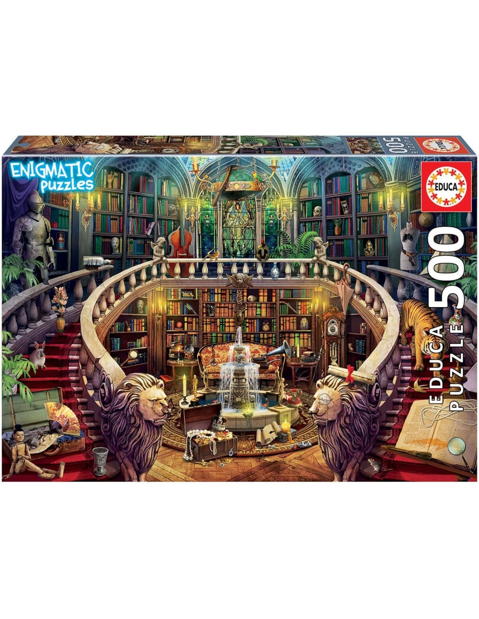 Rompecabezas Biblioteca Antigua Enigmatic 500 piezas Rompecabezas Biblioteca Antigua Enigmatic 500 piezas