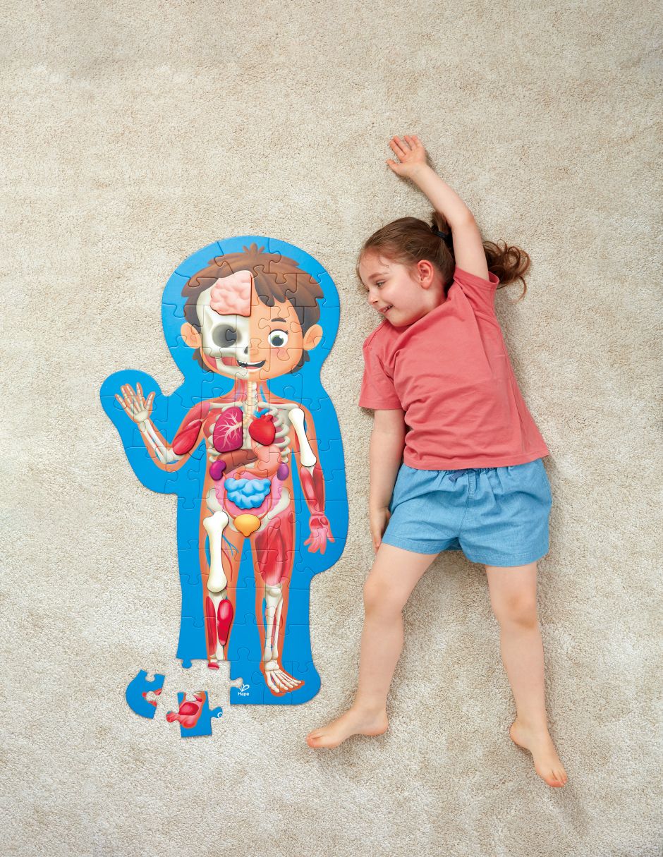 Rompecabezas cuerpo humano 61 piezas 4