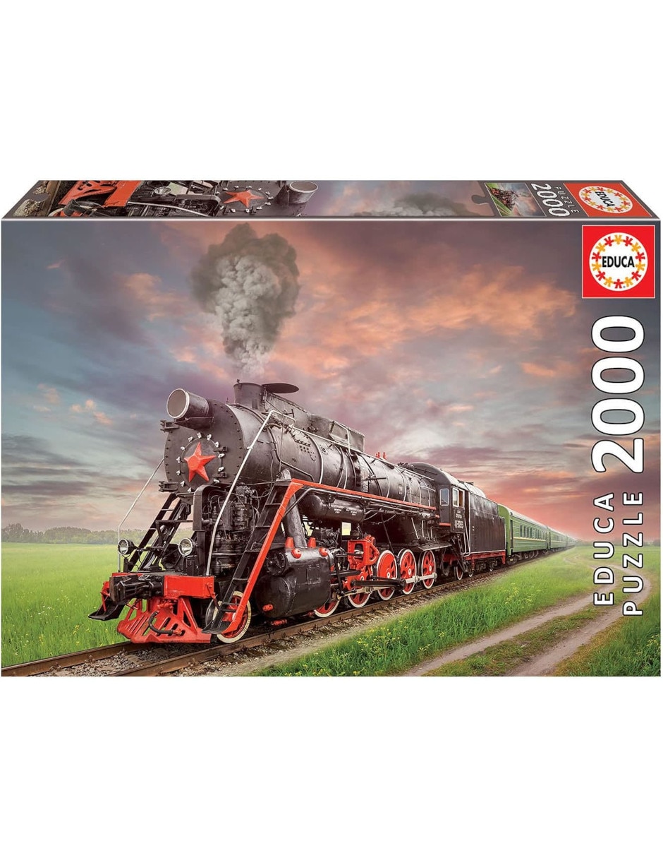 Rompecabezas Locomotora de Vapor 2000 piezas