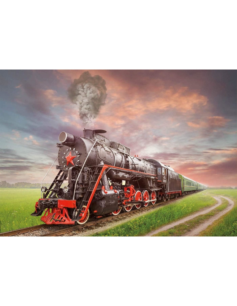 Rompecabezas Locomotora de Vapor 2000 piezas 2