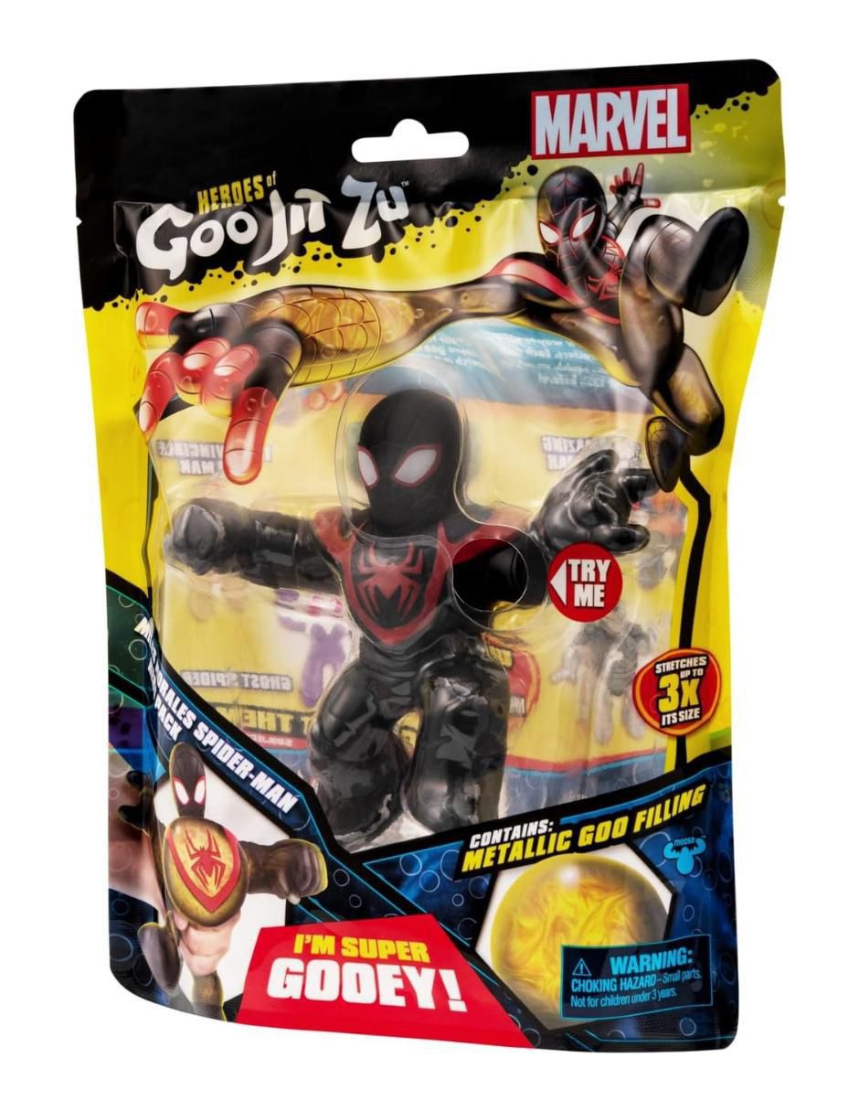 Figura de colección articulada Goo Jit Zu Spider-Man elástico 4
