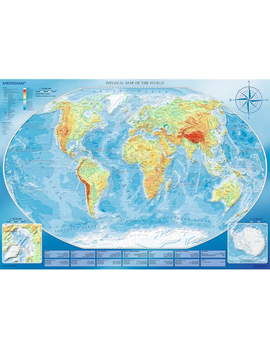 Rompecabezas Mapamundi Político 4000 piezas 2