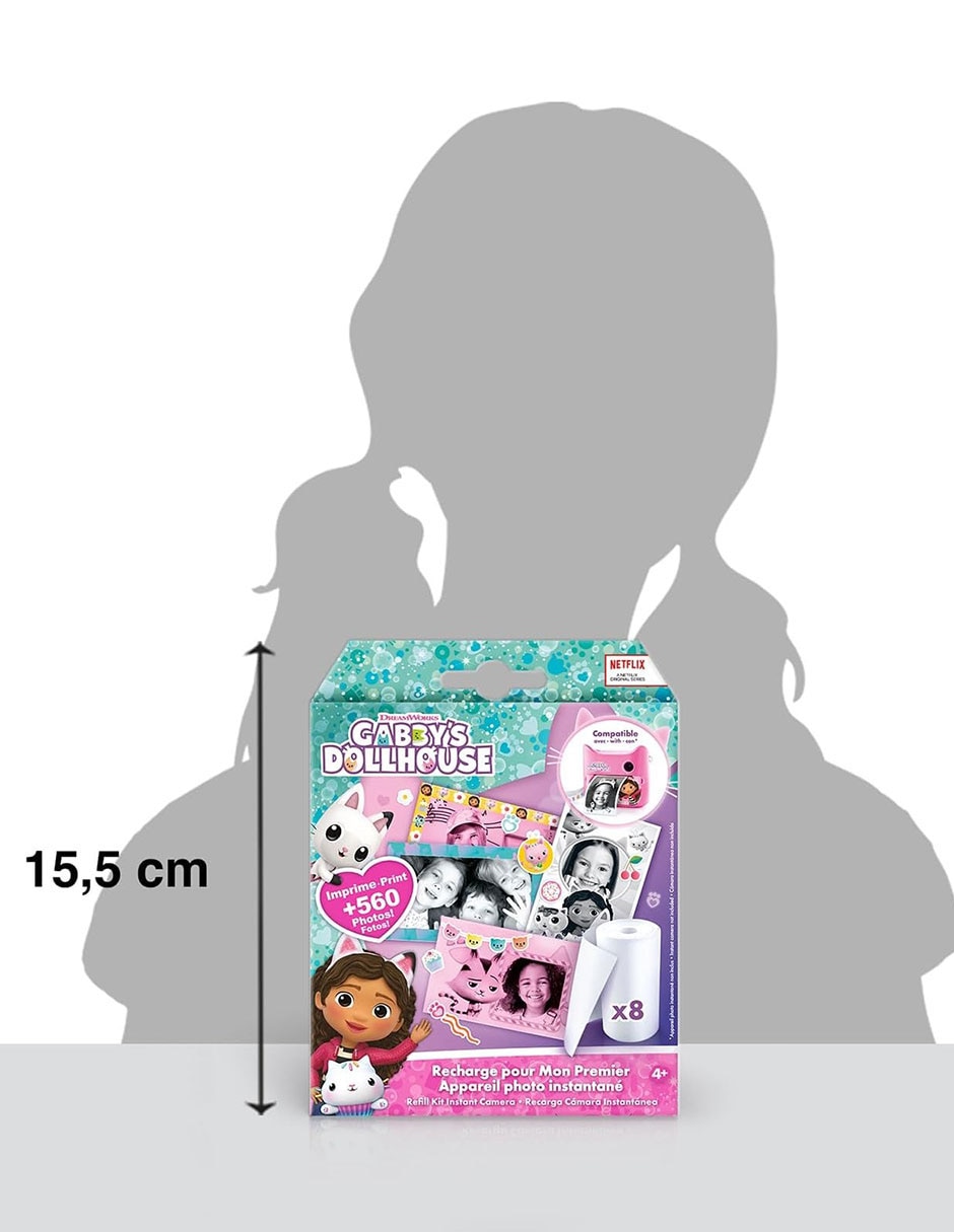 Kit de recarga para cámara instantánea de Gabby's Dollhouse 6