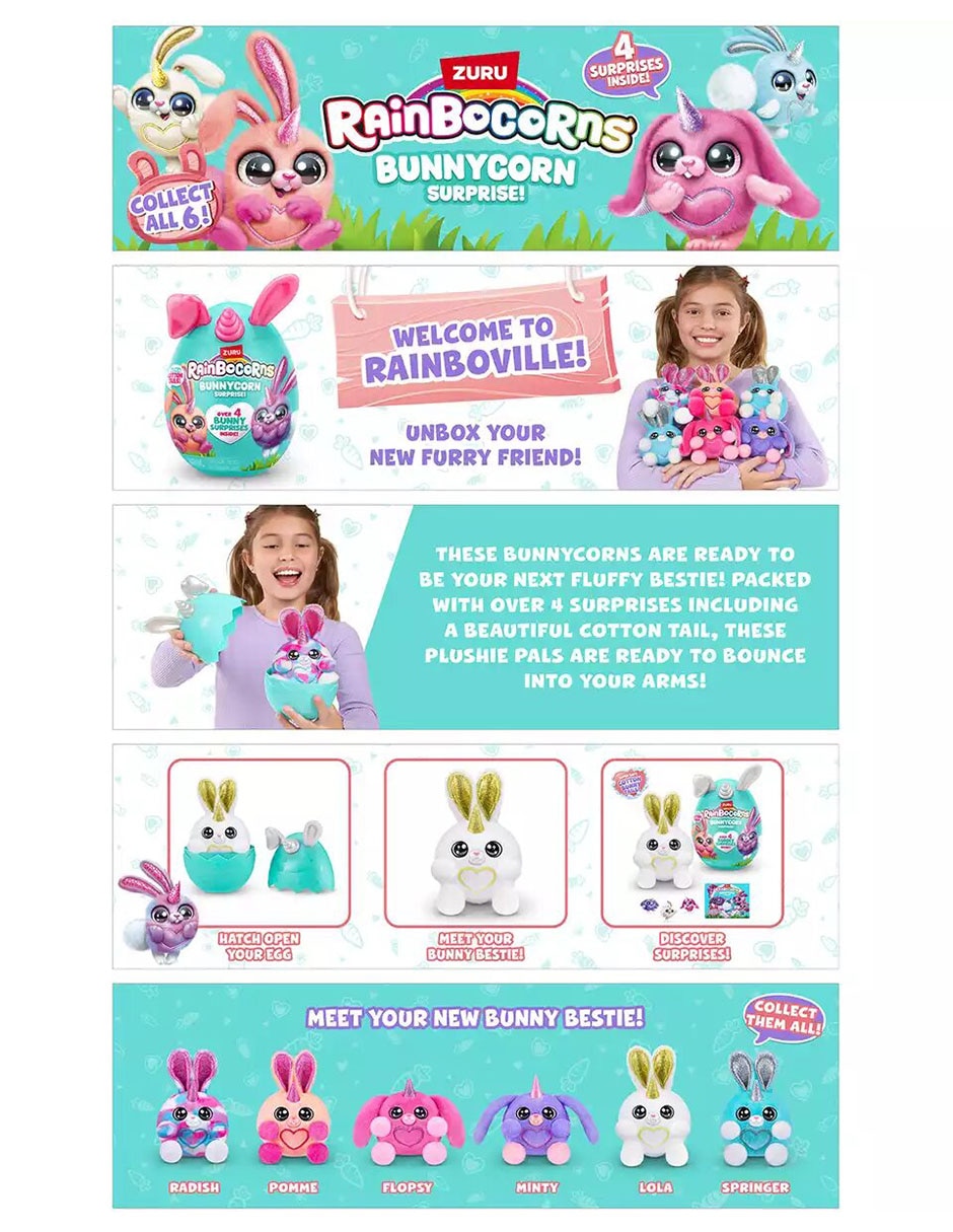Caja sorpresa muñeca Rainbocorns 18