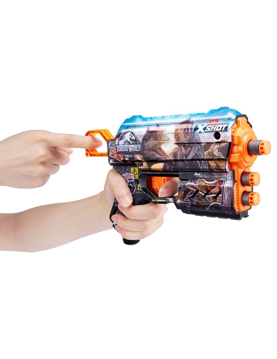 Lanzadardos X-Shot Skins Flux Jurassic World 5
