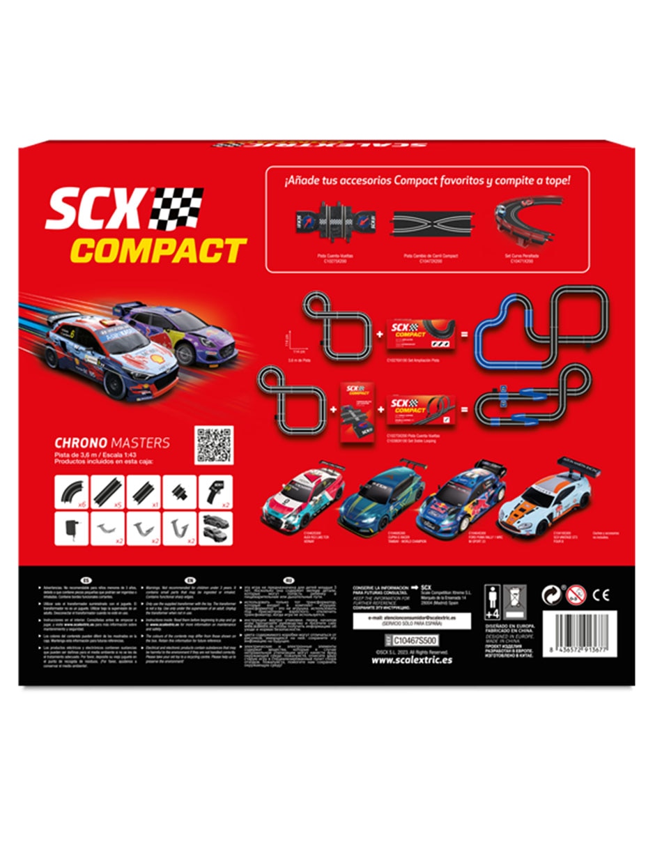 Set pista y automóviles chrono masters 5