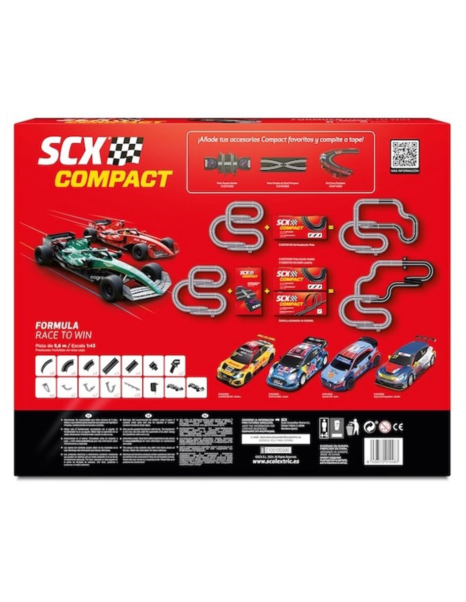 Set pista y automóviles Formula Race To Win 5