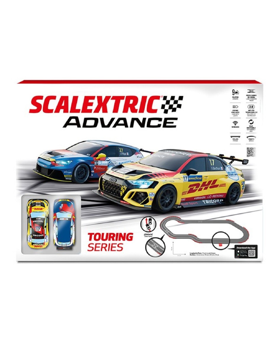 Pista armable Scalextric Scalextric Advance Touring Series Toys