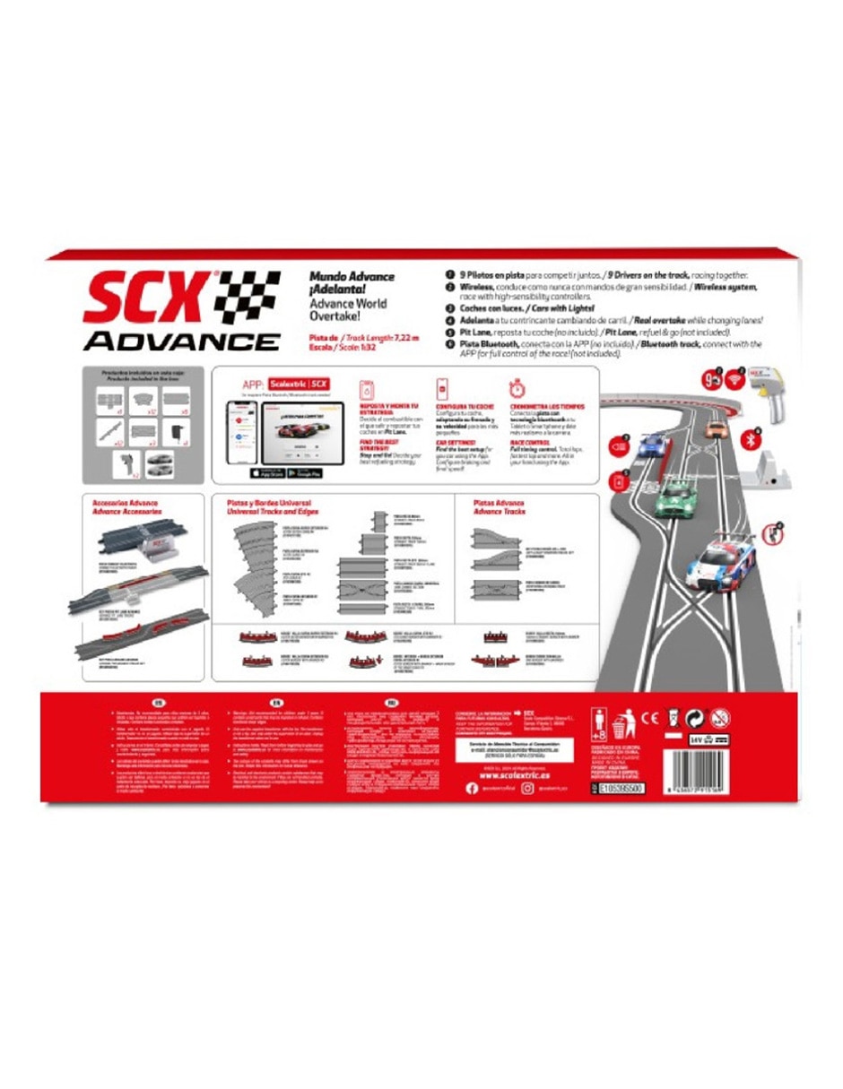 Pista armable scalextric advance touring series 2