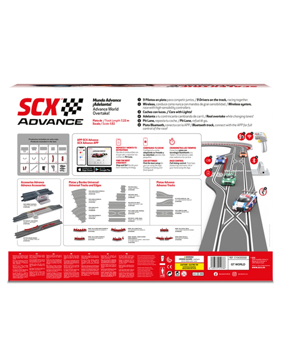 Set pista y automóviles GT World 6