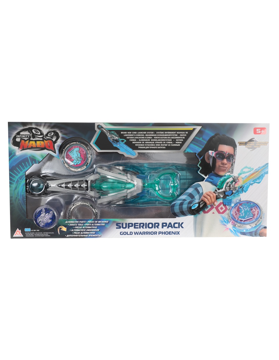 Set trompos d/batalla Infinity Nado con moviemiento