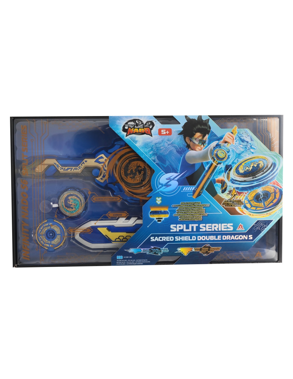 Set trompos d/batalla Infinity Nado con luz