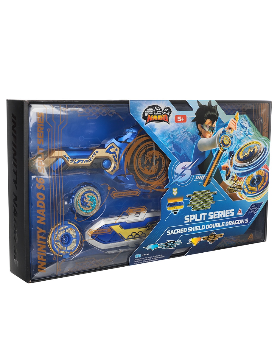 Set trompos d/batalla Infinity Nado con luz 2