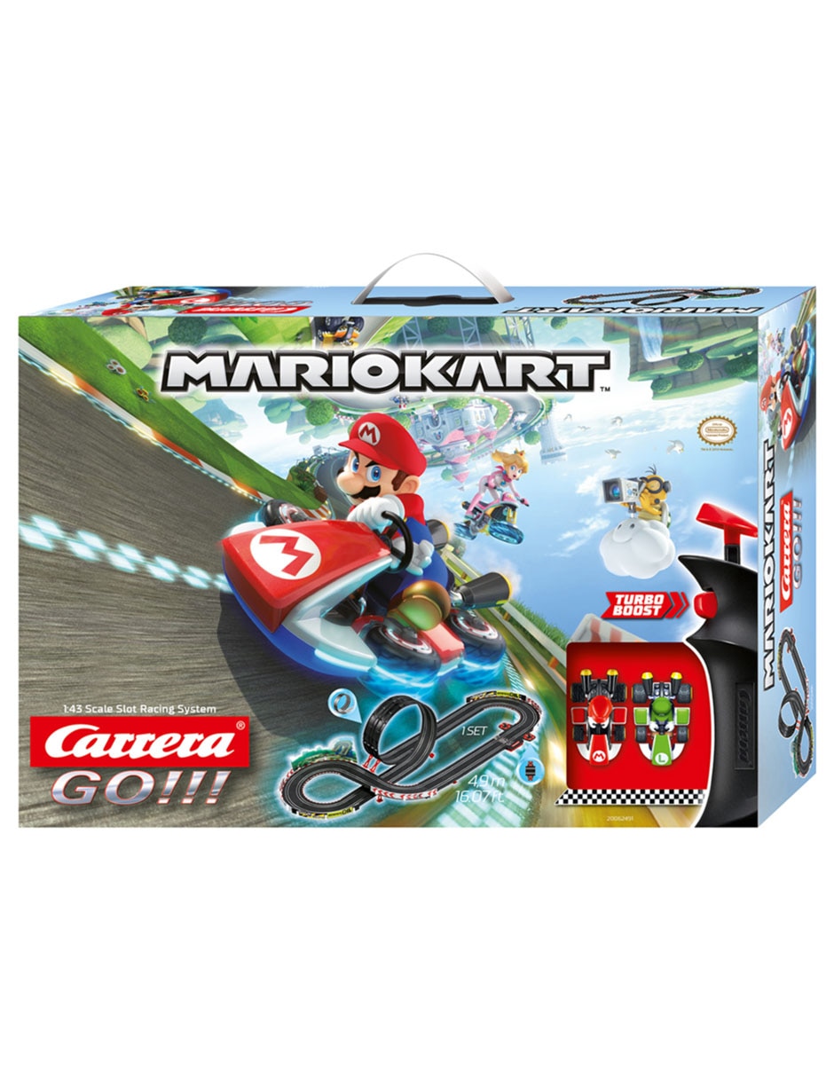 Set pista y automóviles carrera go!!!|| Mario Kart 2