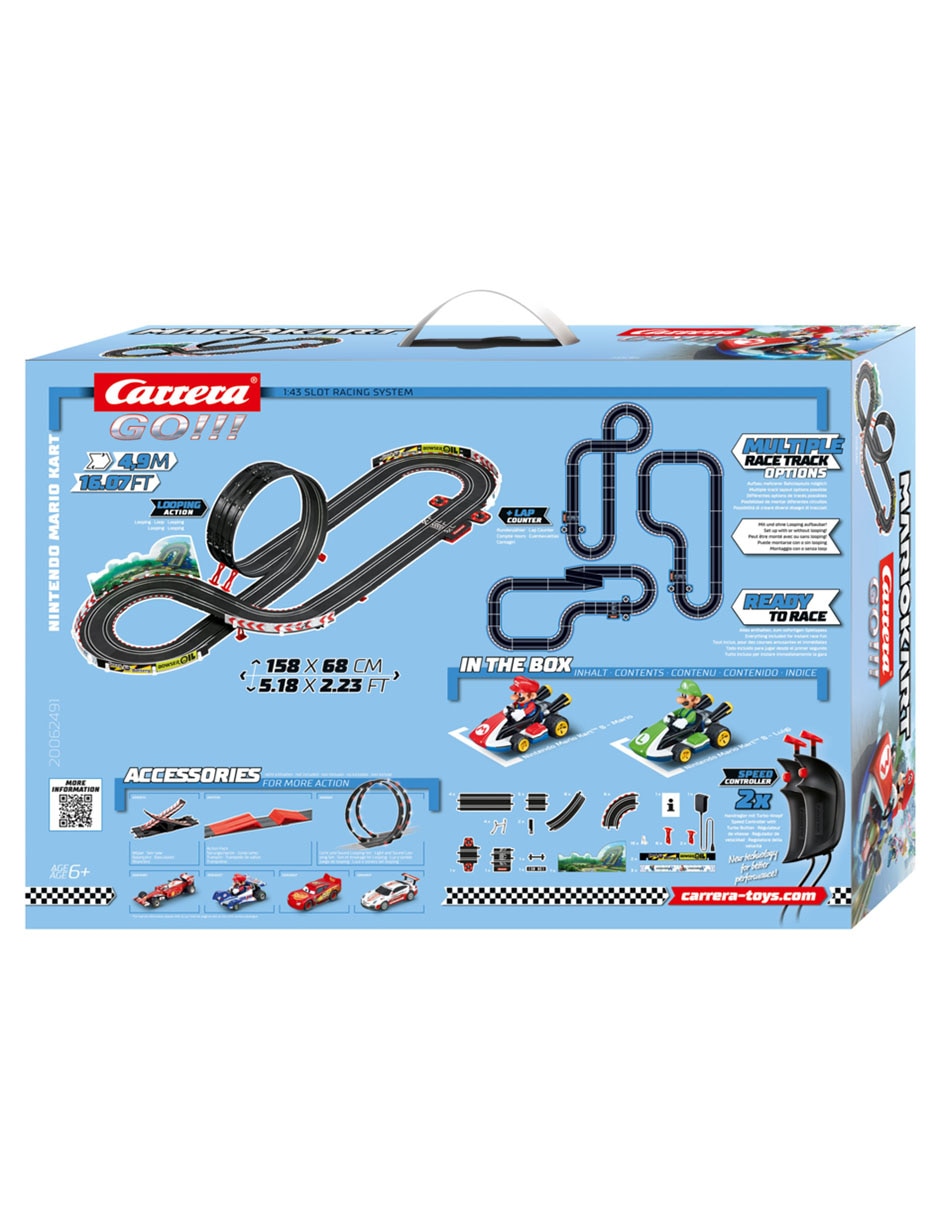 Set pista y automóviles carrera go!!!|| Mario Kart 3